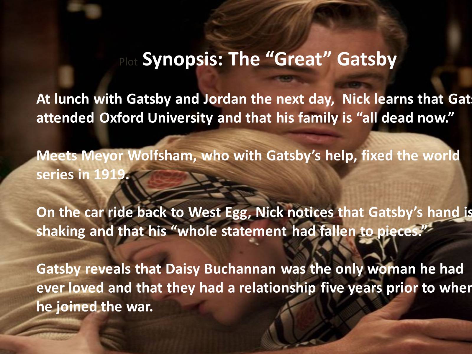 Презентація на тему «The Great Gatsby Scott Fitzgerald» - Слайд #11