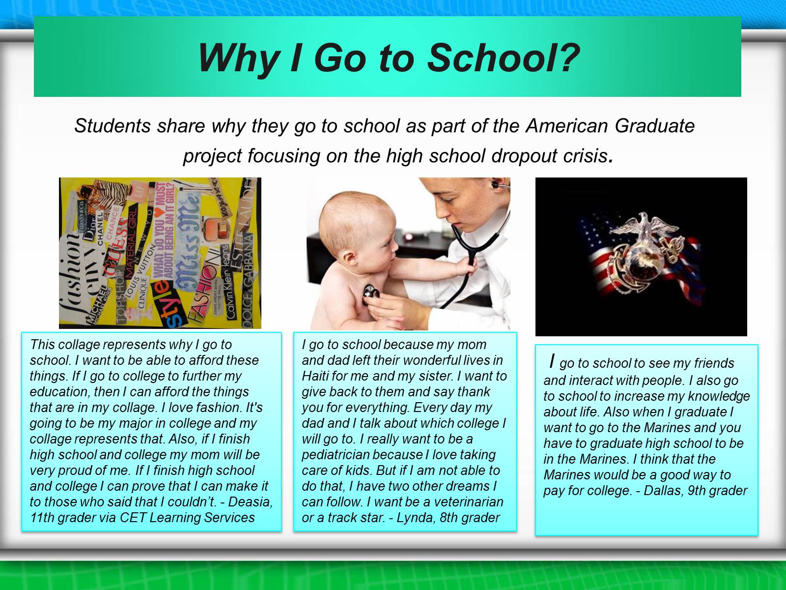 Презентація на тему «Why go to school ?» - Слайд #7