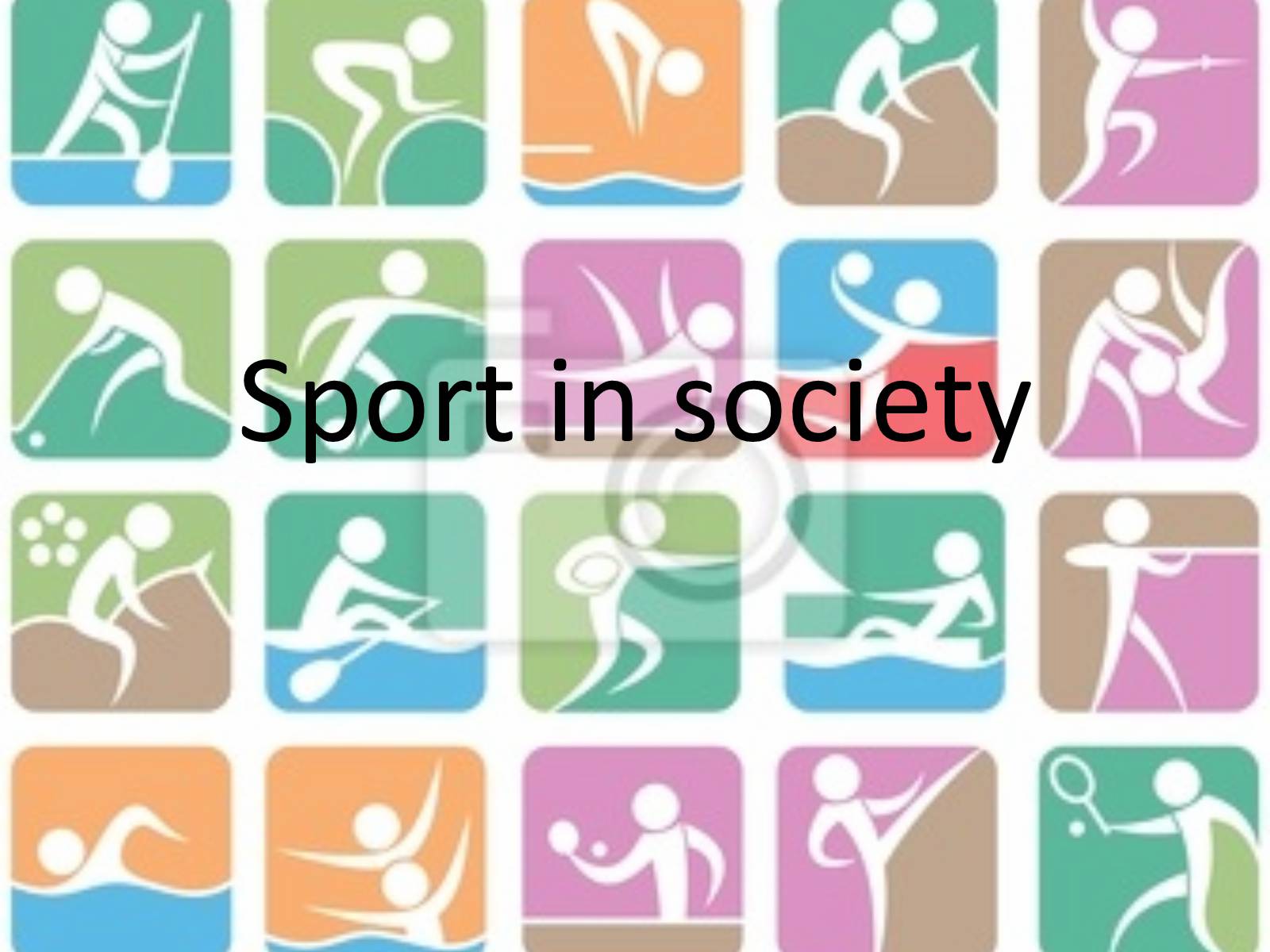 Презентація на тему «Sport in society» - Слайд #1