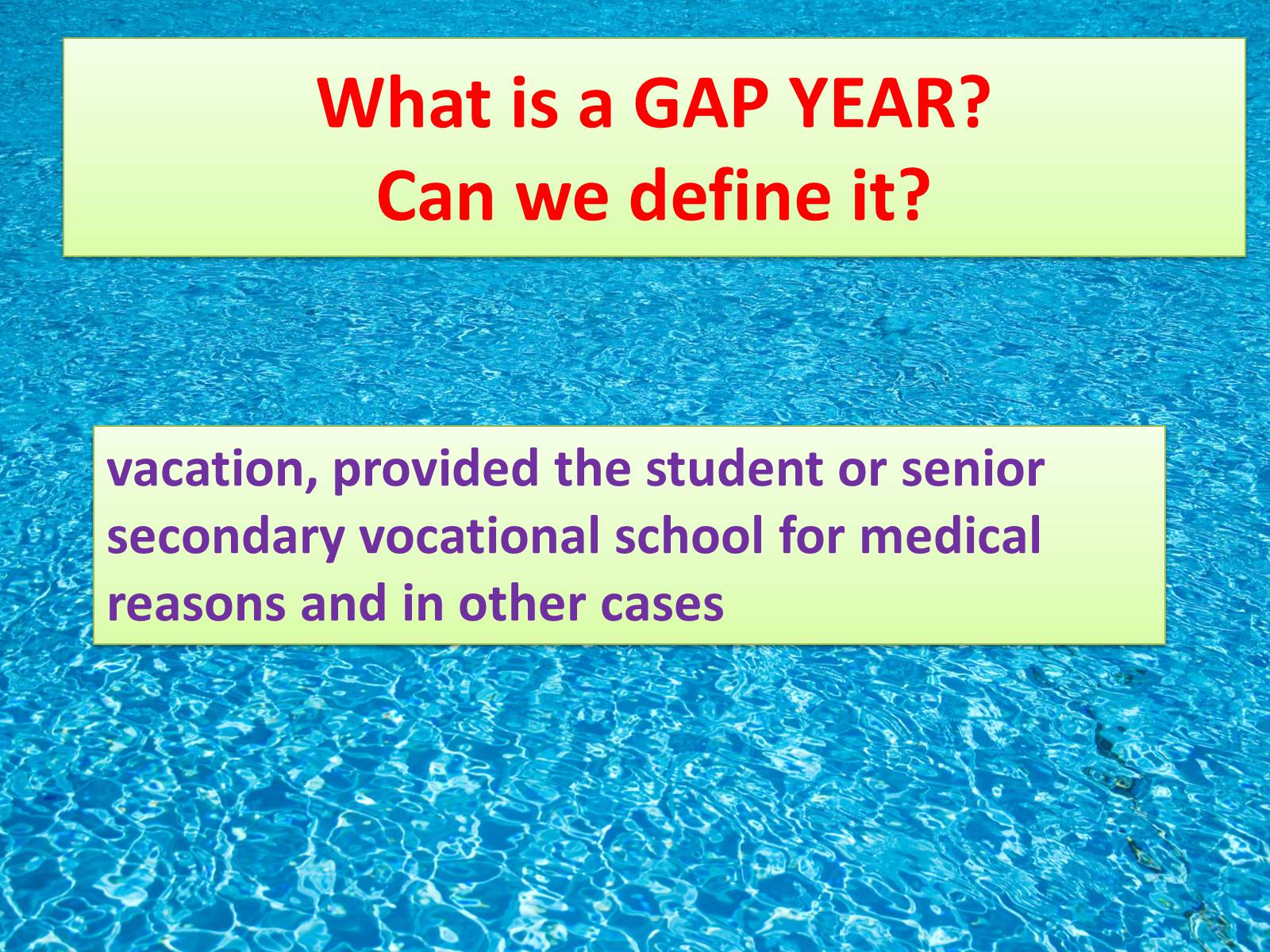 Презентація на тему «Taking a Gap Year in Ukraine» (варіант 1) - Слайд #2