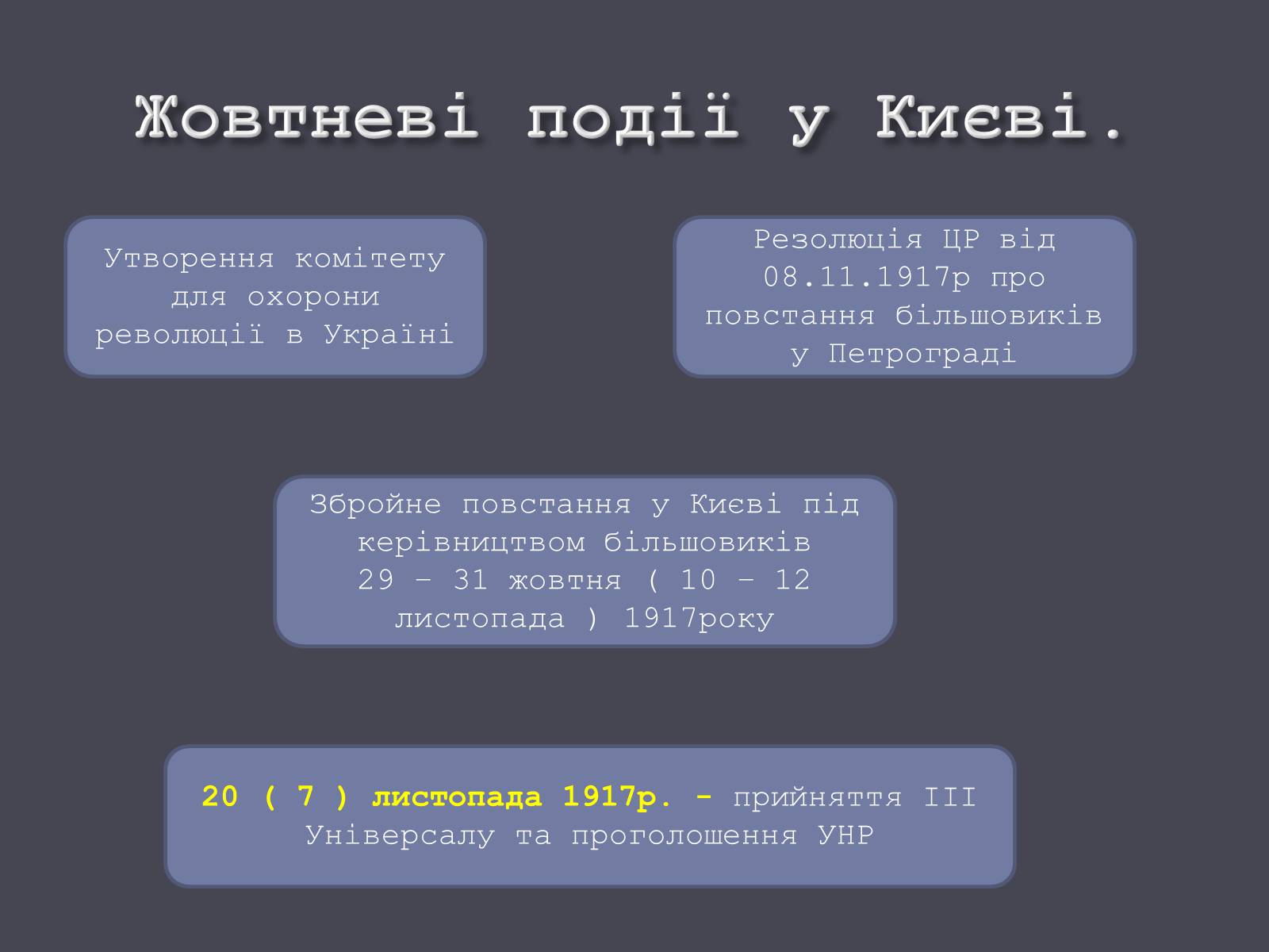 Презентація на тему «Проголошення УНР» - Слайд #9