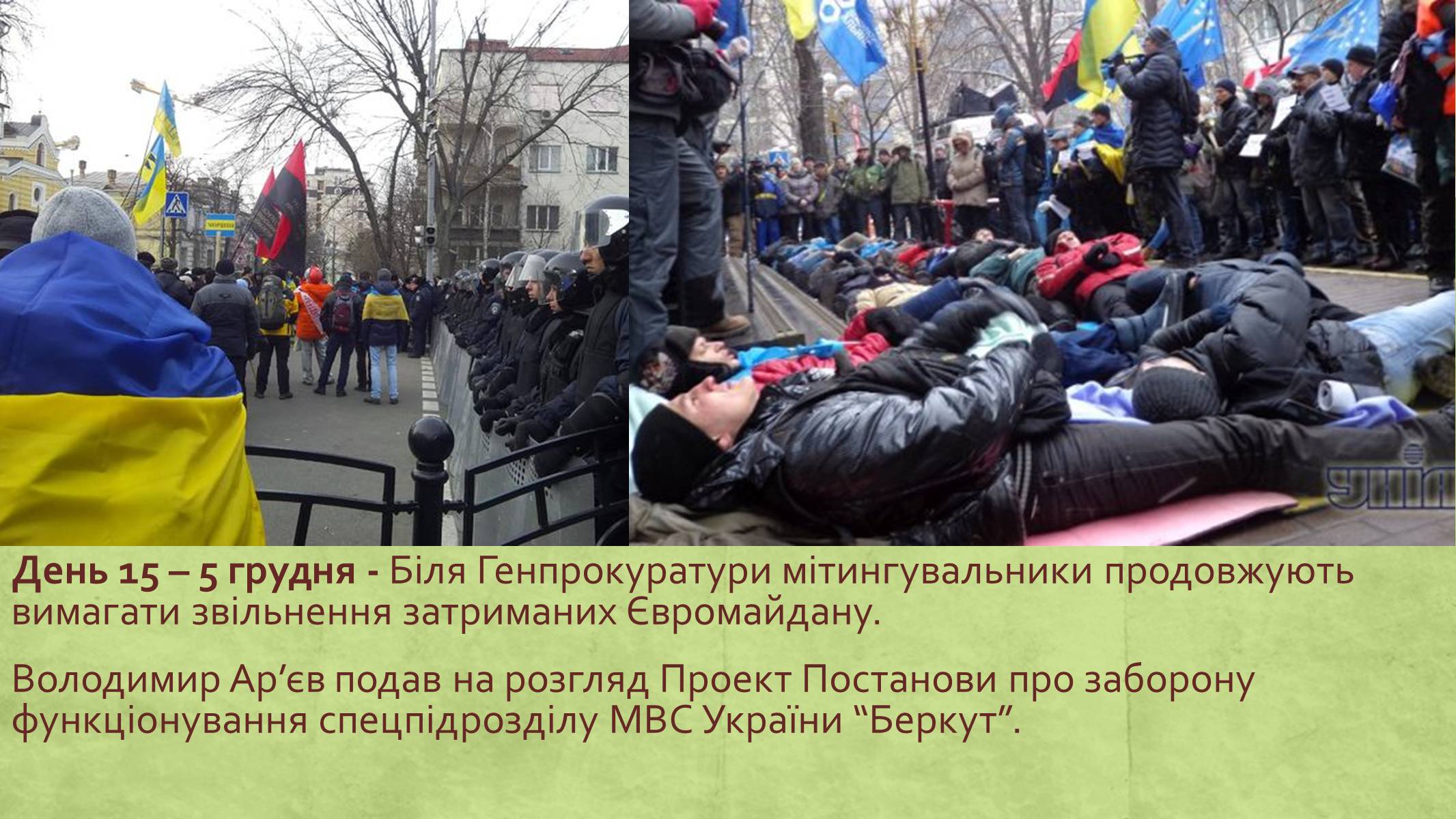 Презентація на тему «Хронологія Євромайдану 2013» - Слайд #15