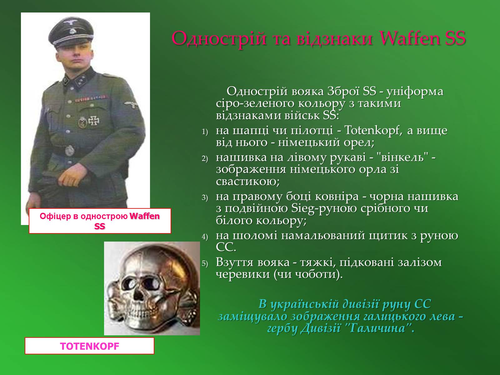 Презентація на тему «Історія дивізії СС Галичина» - Слайд #21