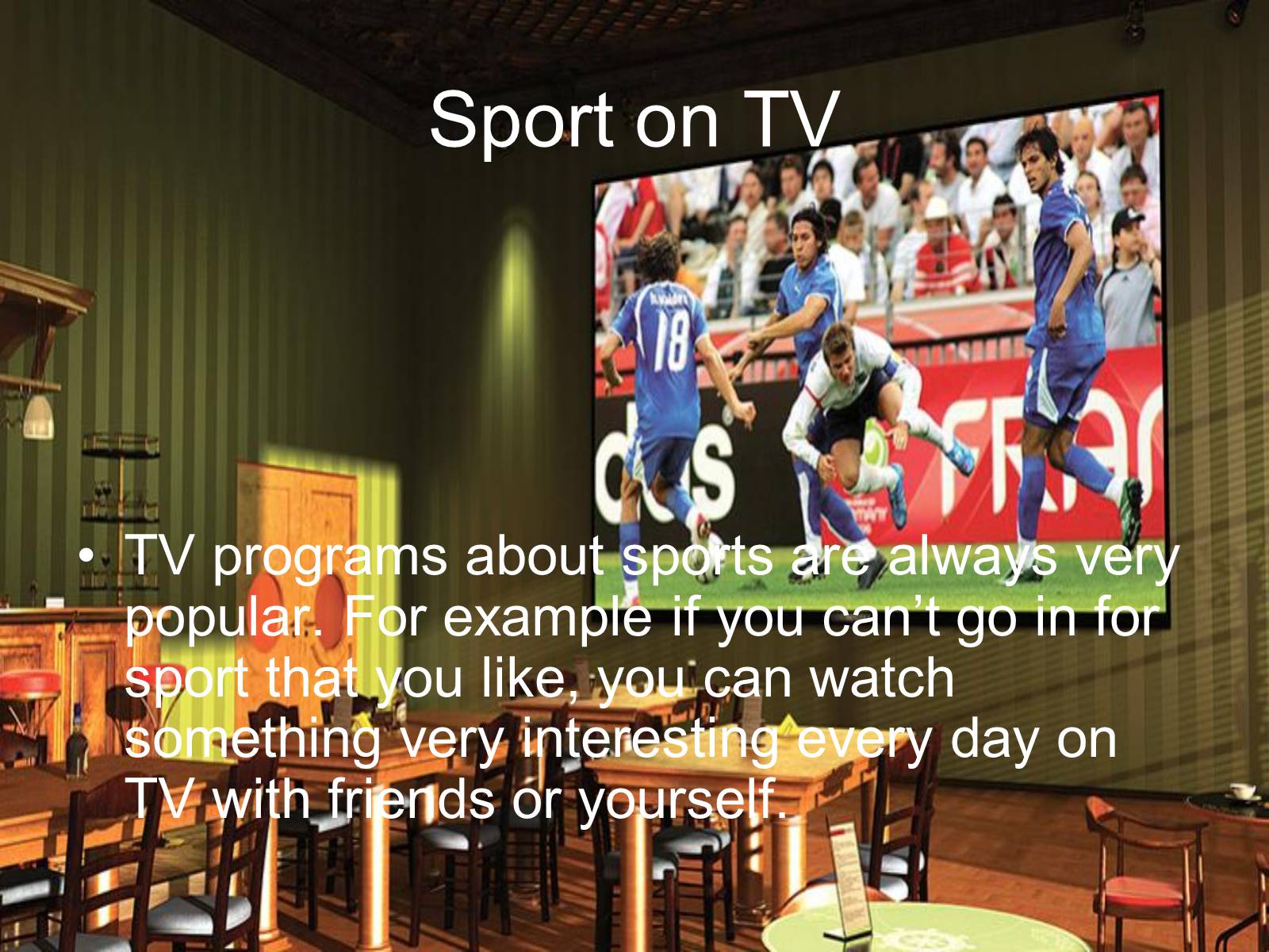 Презентація на тему «Sport in our life» (варіант 2) - Слайд #8