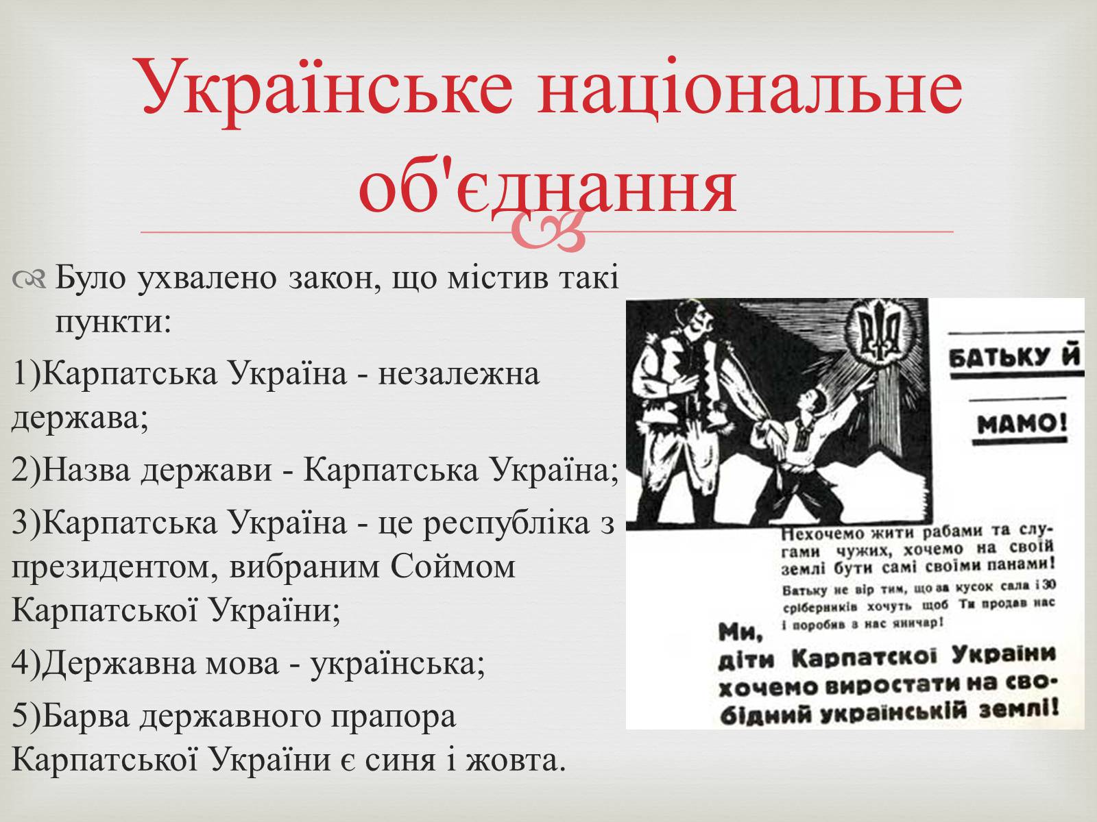 Презентація на тему «Закарпаття у складі Чехо-Словаччини» - Слайд #12