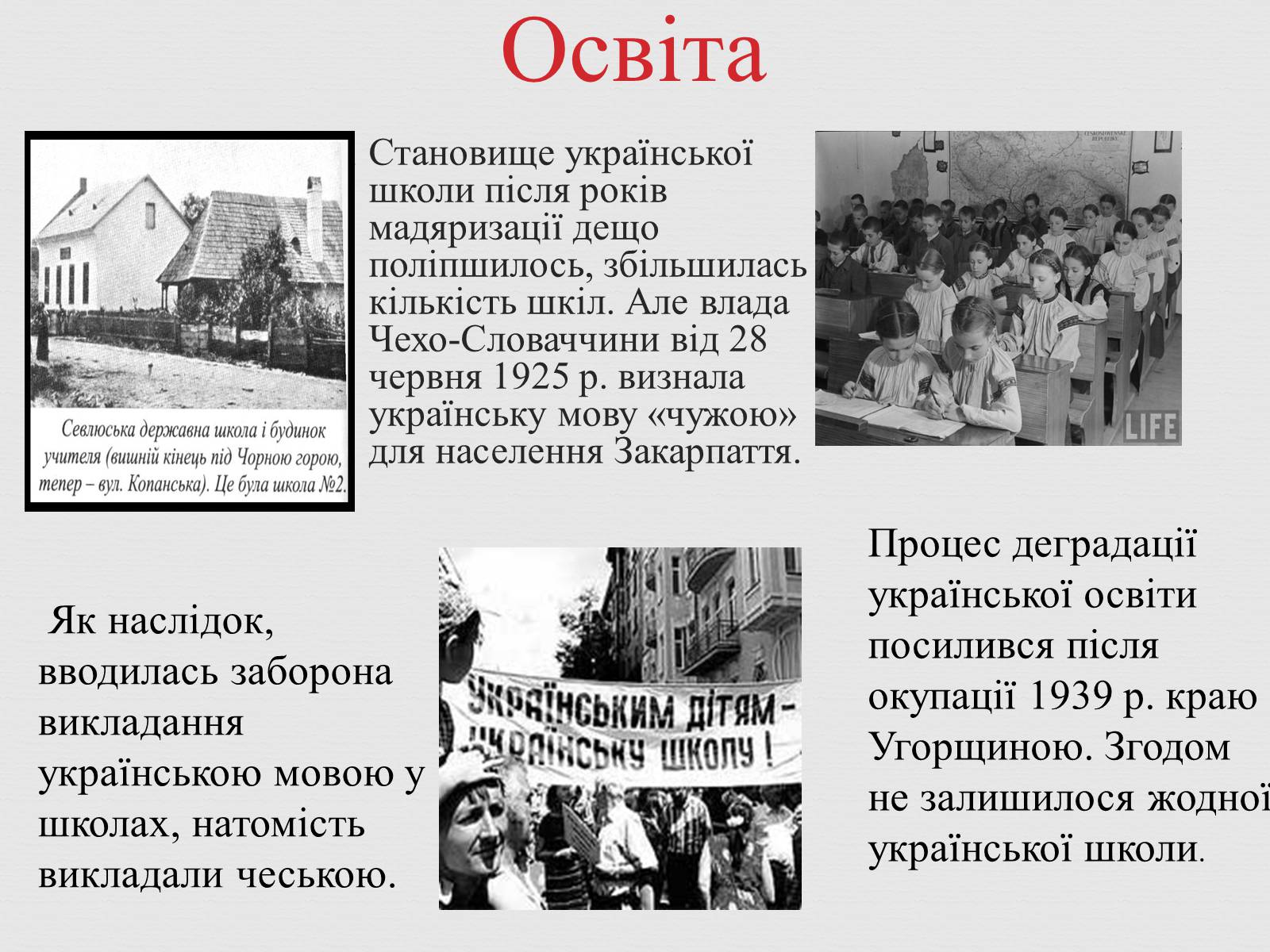 Презентація на тему «Закарпаття у складі Чехо-Словаччини» - Слайд #7