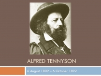 Презентація на тему «Alfred Tennyson»