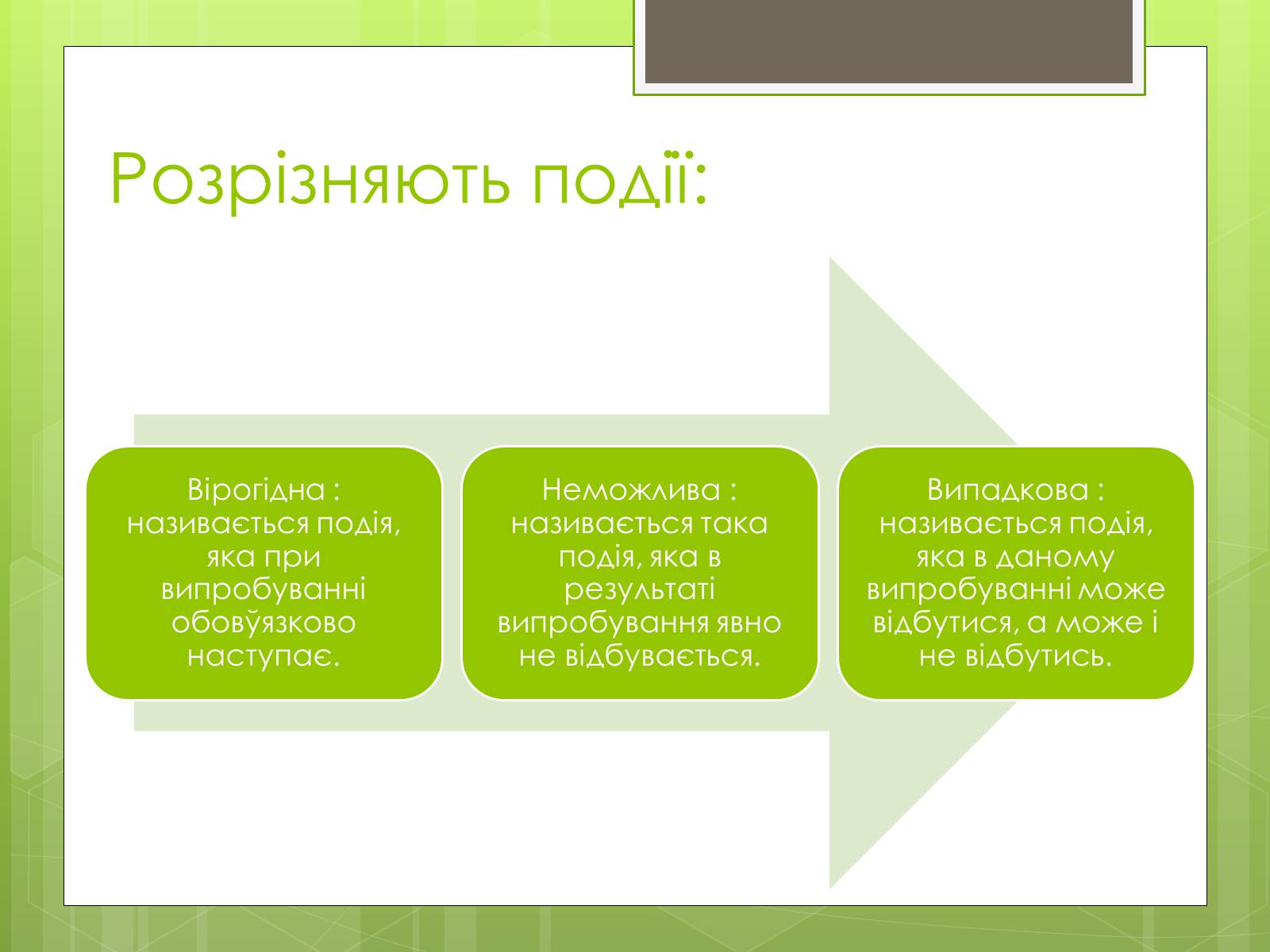 Презентація на тему «Теорія ймовірності» (варіант 3) - Слайд #7