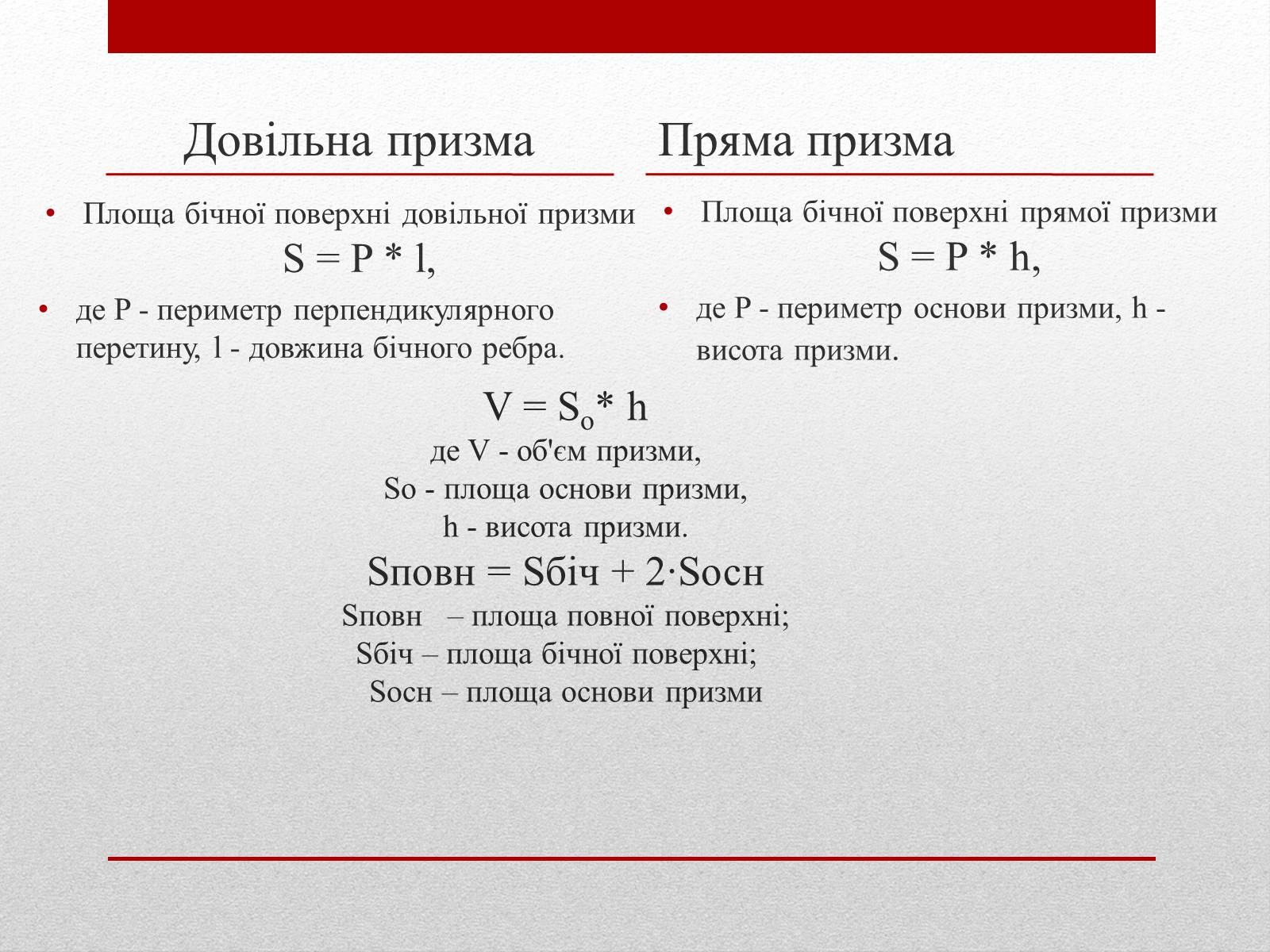 Презентація на тему «Призма» (варіант 3) - Слайд #2