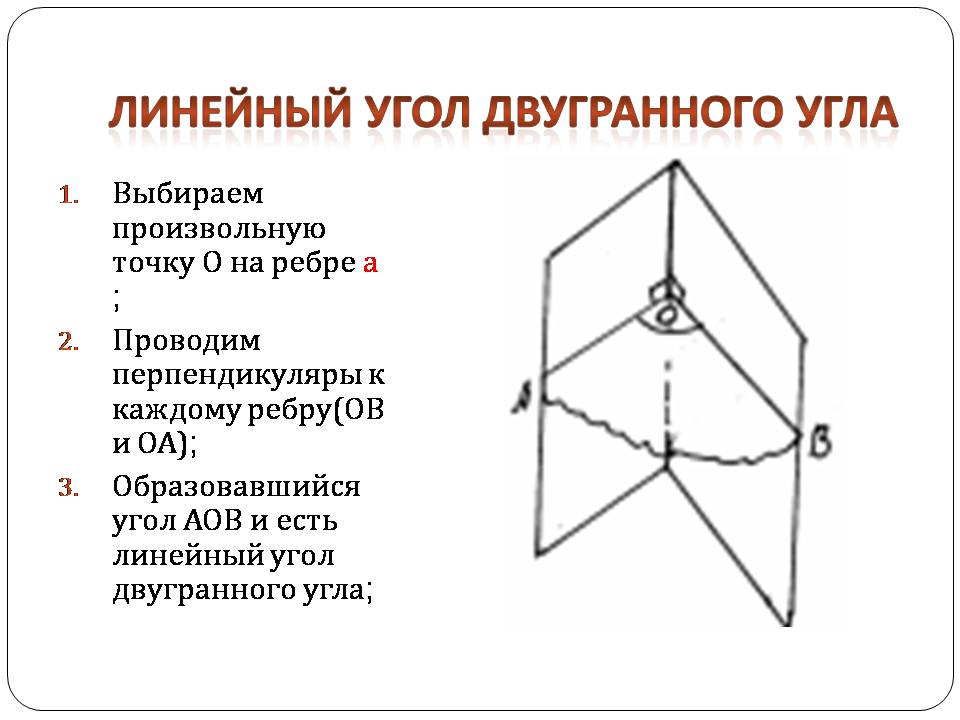 Презентація на тему «Двугранный и трехгранный угол» - Слайд #5