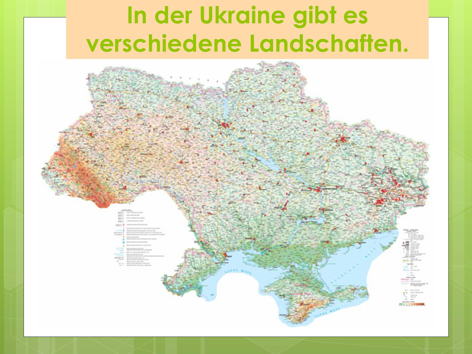 Презентація на тему «Die Ukraine» (варіант 4) - Слайд #6