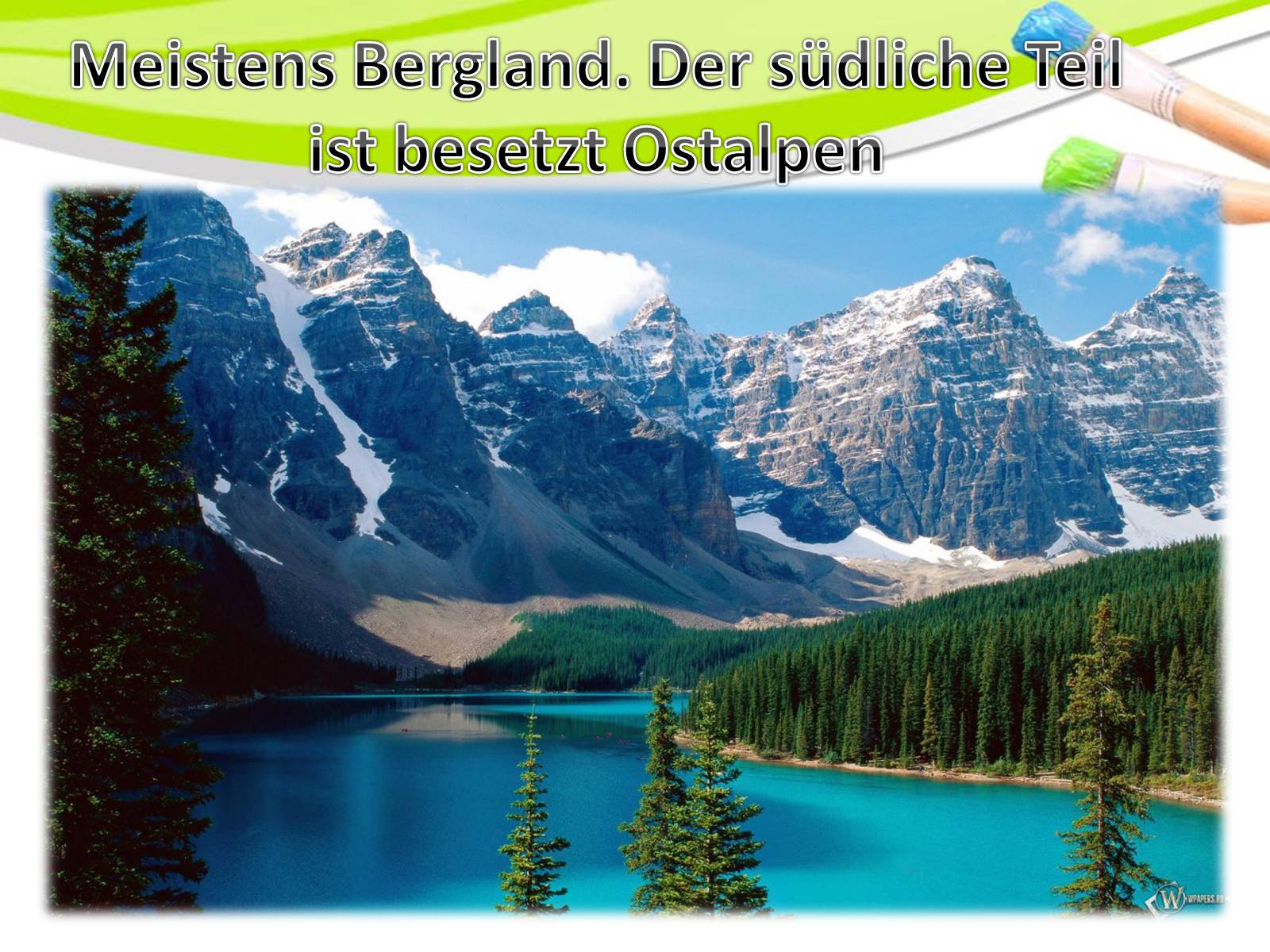 Презентація на тему «Geographische Lage Osterreich» - Слайд #8