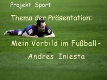 Презентація на тему «Mein Vorbild im Fuball»
