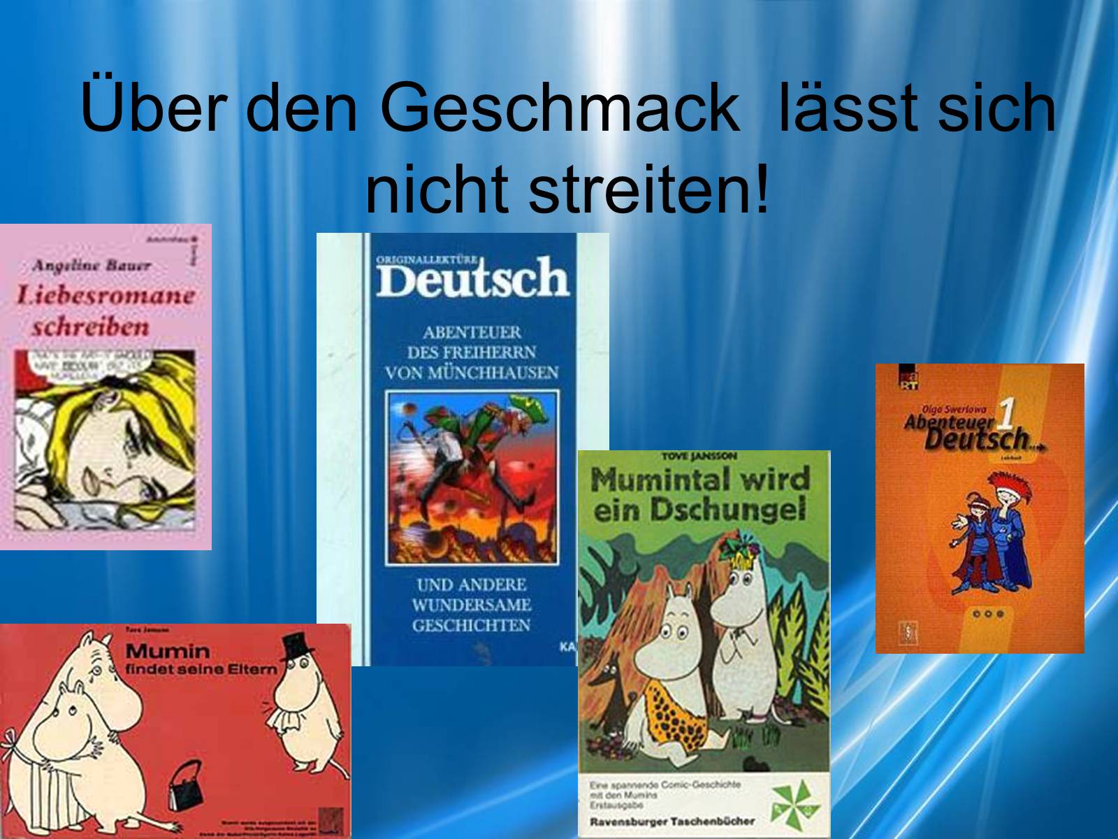 Презентація на тему «Bucher und die Jugendlichen» - Слайд #15