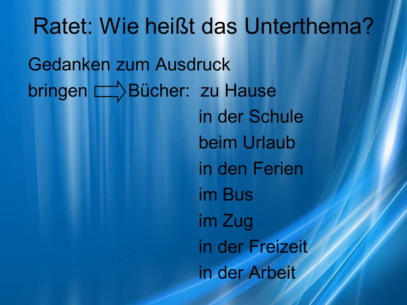 Презентація на тему «Bucher und die Jugendlichen» - Слайд #2