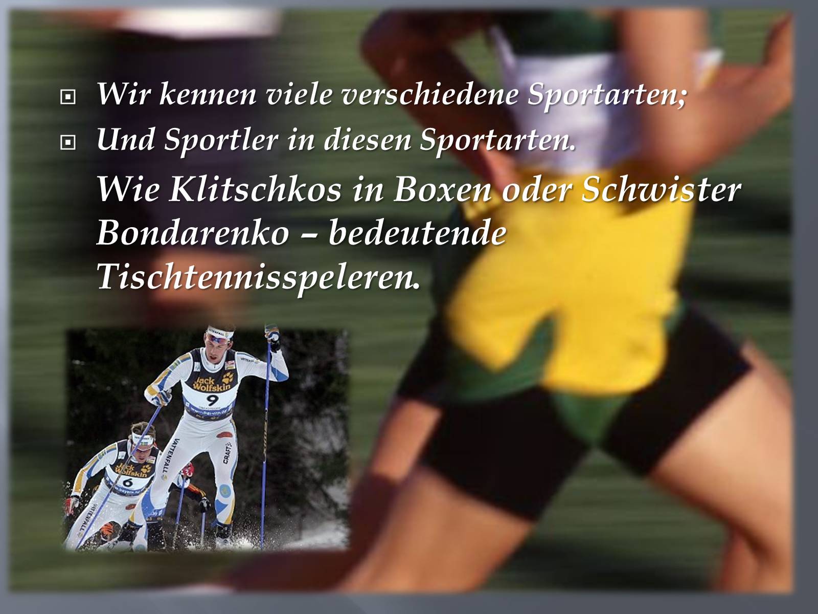 Презентація на тему «Meine Lieblingsportlerin» - Слайд #3