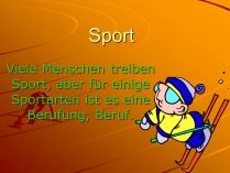 Презентація на тему «Sport» (варіант 2)