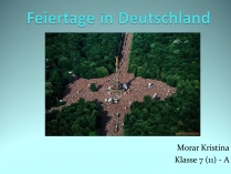 Презентація на тему «Feiertage in Deutschland»
