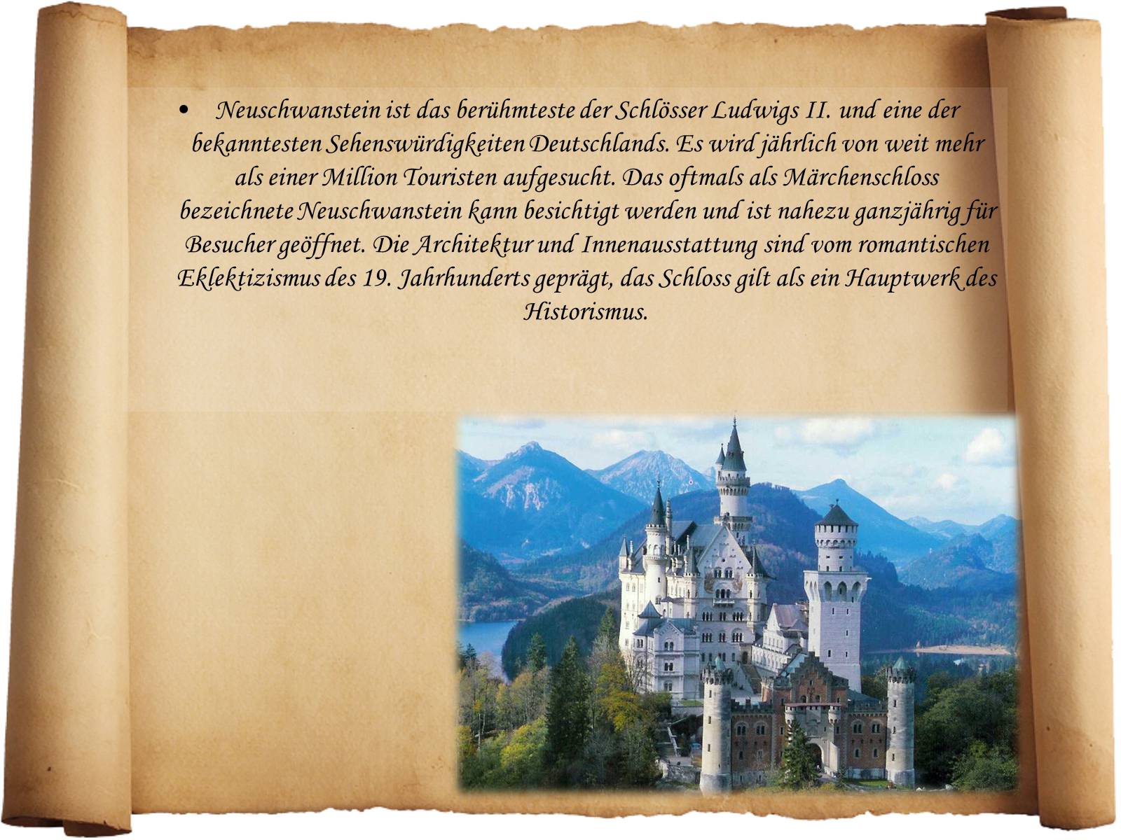 Презентація на тему «Schlosse Deutschlands» - Слайд #19