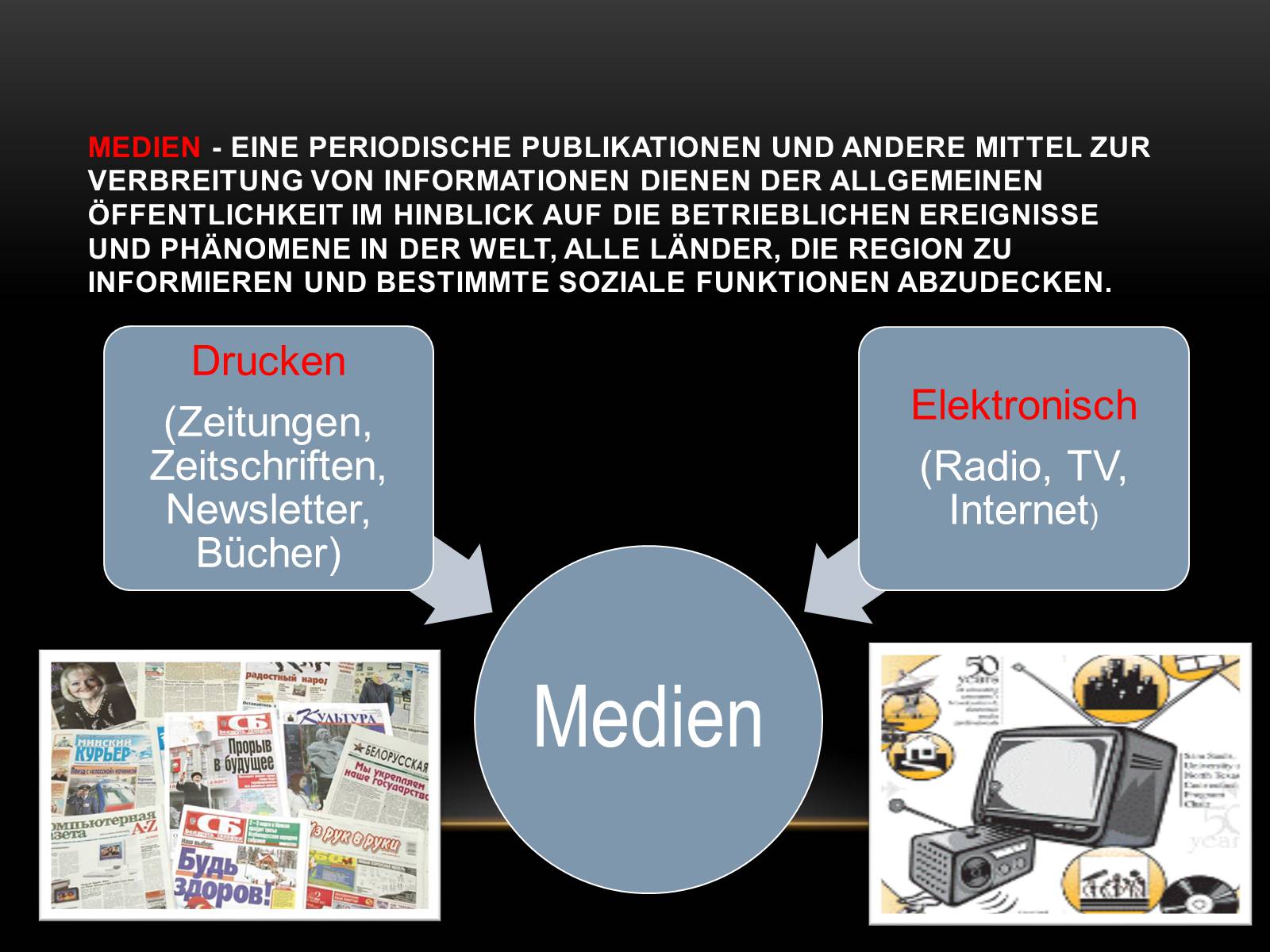 Презентація на тему «Konferenz zum Thema Medien» - Слайд #3