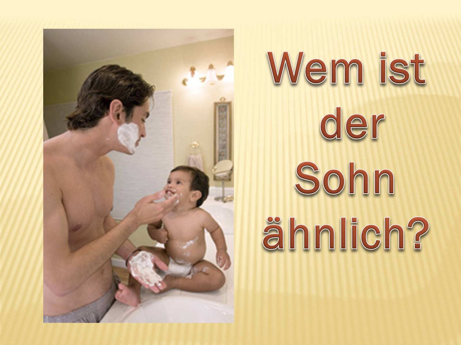 Презентація на тему «Wem ist der Sohn ahnlich?» - Слайд #1