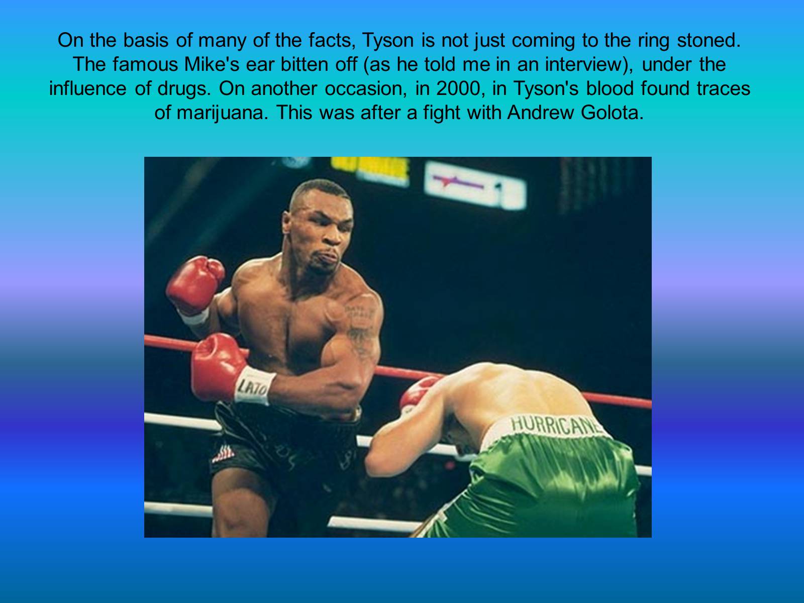 Презентація на тему «Mike Tyson» - Слайд #9