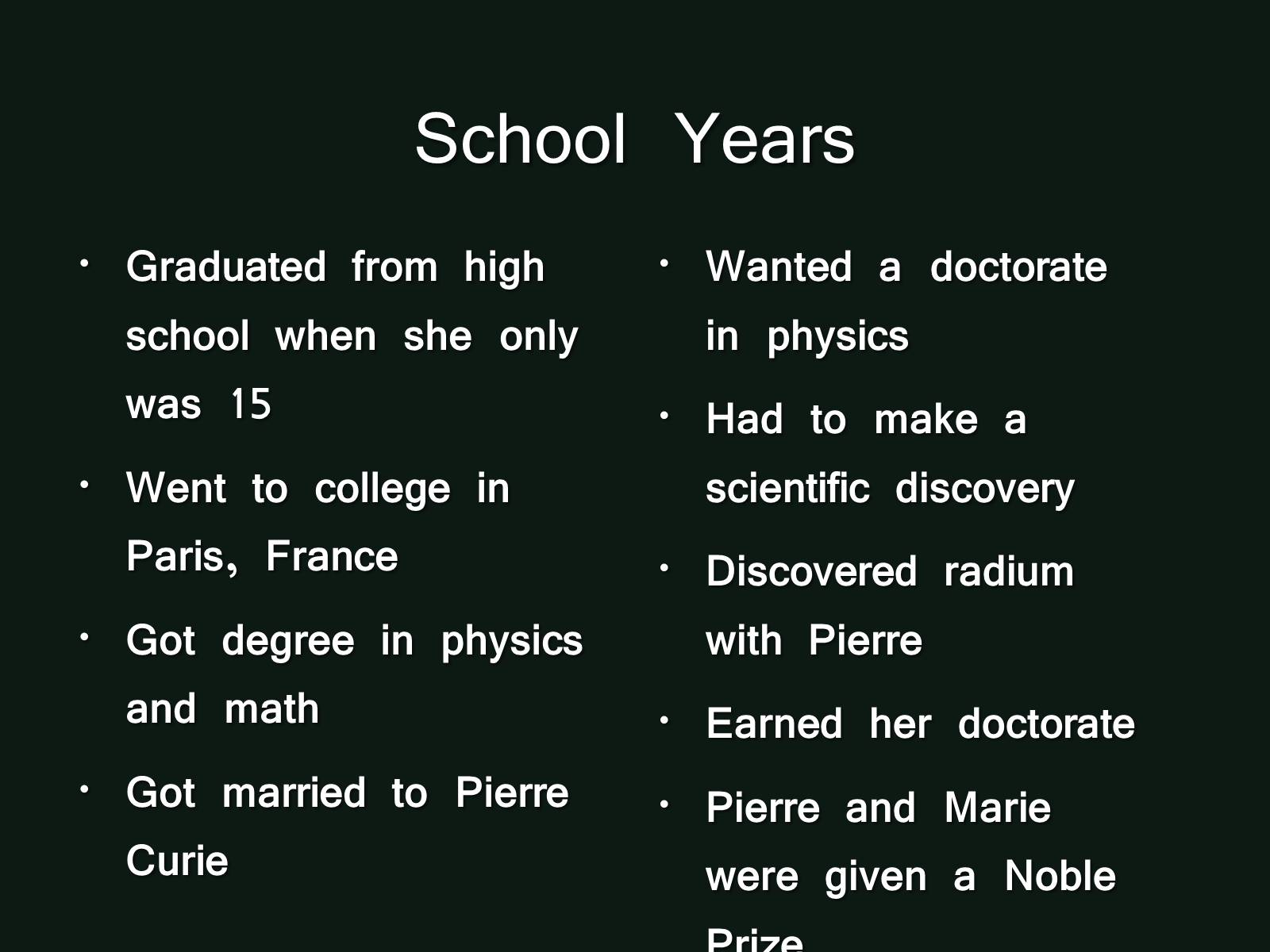 Презентація на тему «Marie Curie» - Слайд #3