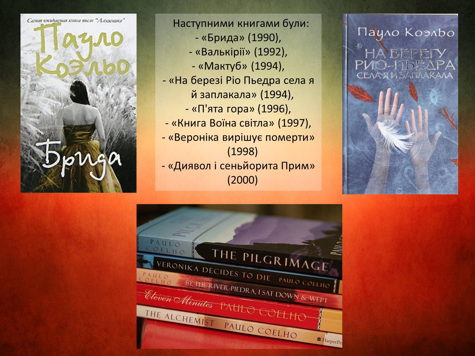 Презентація на тему «Пауло Коельо “Алхімік”» - Слайд #10