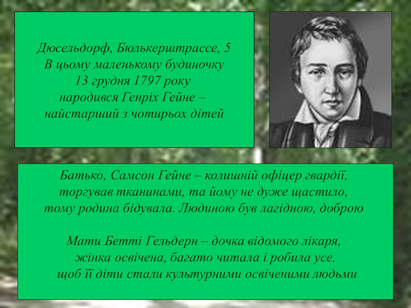 Презентація на тему «Генріх Гейне» (варіант 4) - Слайд #3