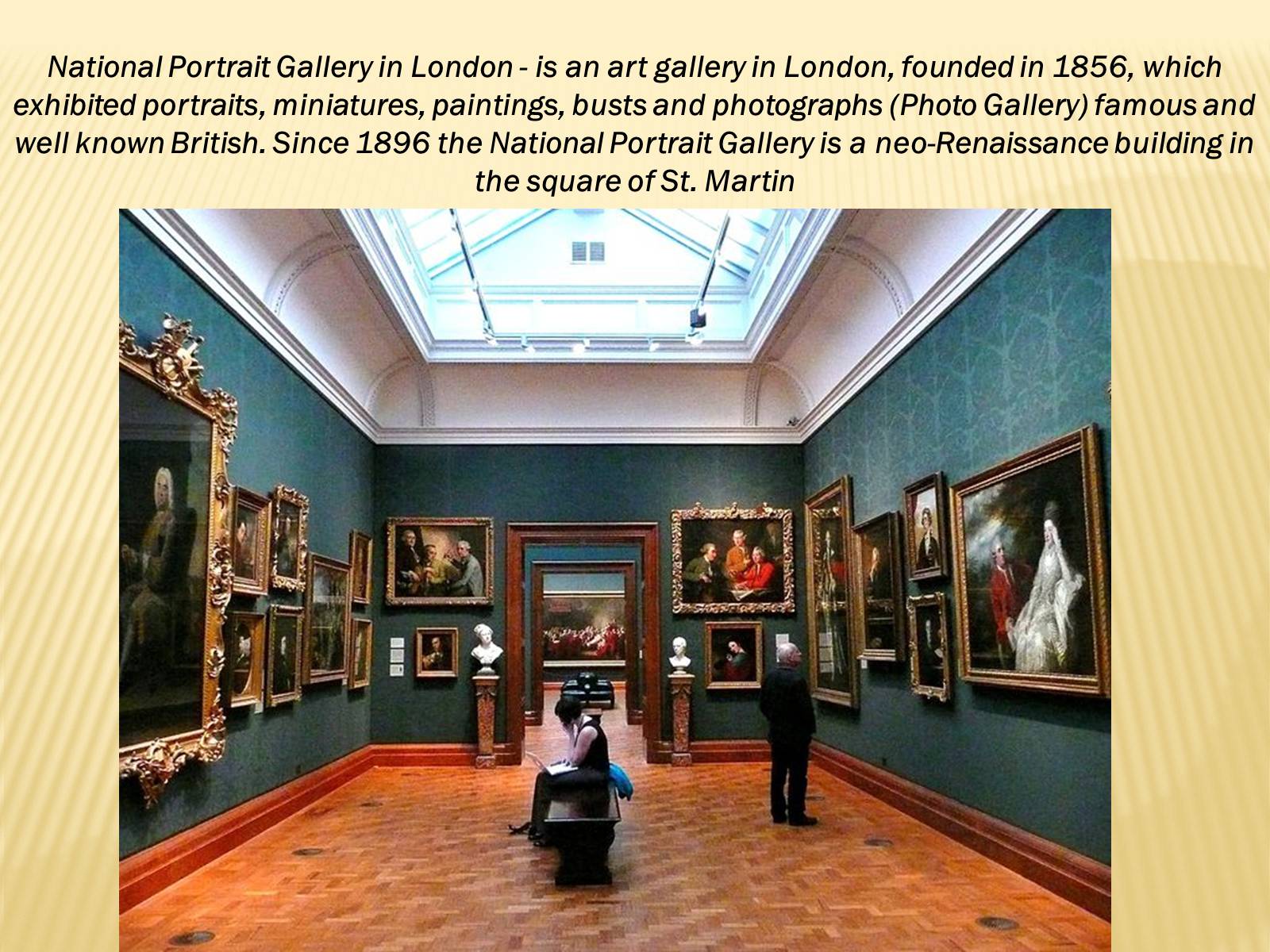 Презентація на тему «The National Portrait Gallery in London» - Слайд #4