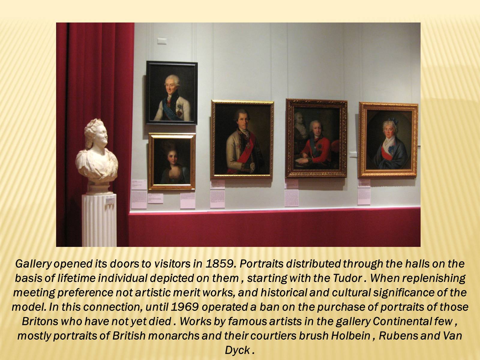 Презентація на тему «The National Portrait Gallery in London» - Слайд #5