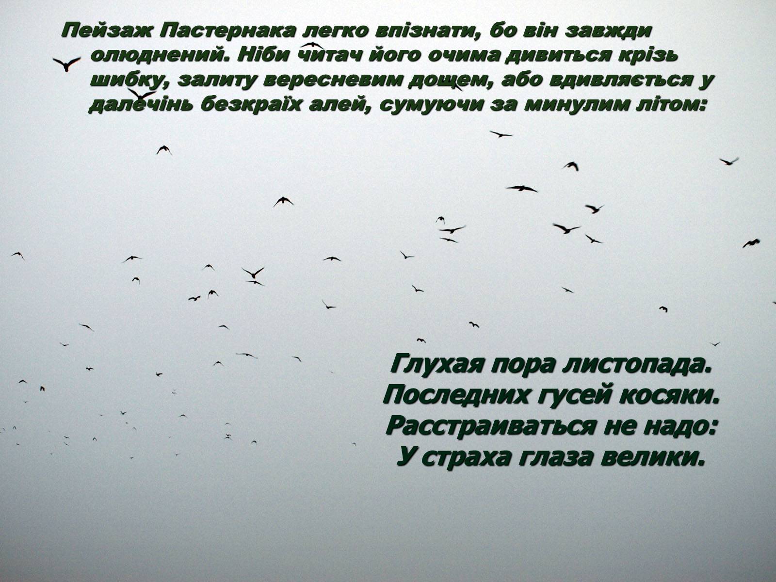 Презентація на тему «Життя і слово Пастернака» - Слайд #31