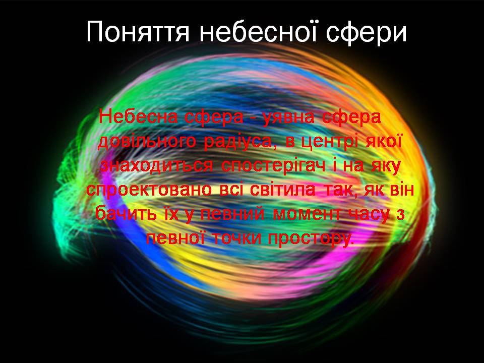 Презентація на тему «Небесна сфера. Сузір&#8217;я. Відстані до небесних світил» - Слайд #6