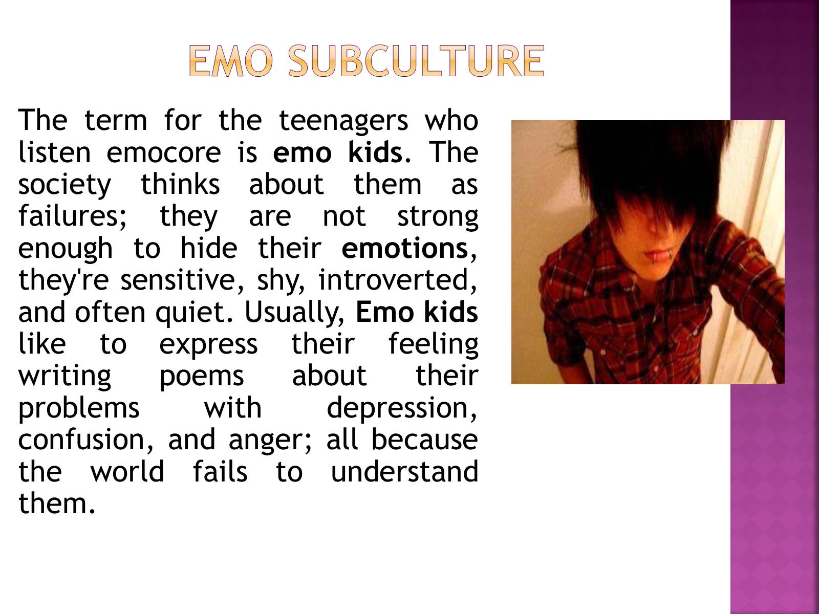 Презентація на тему «Emo» - Слайд #12