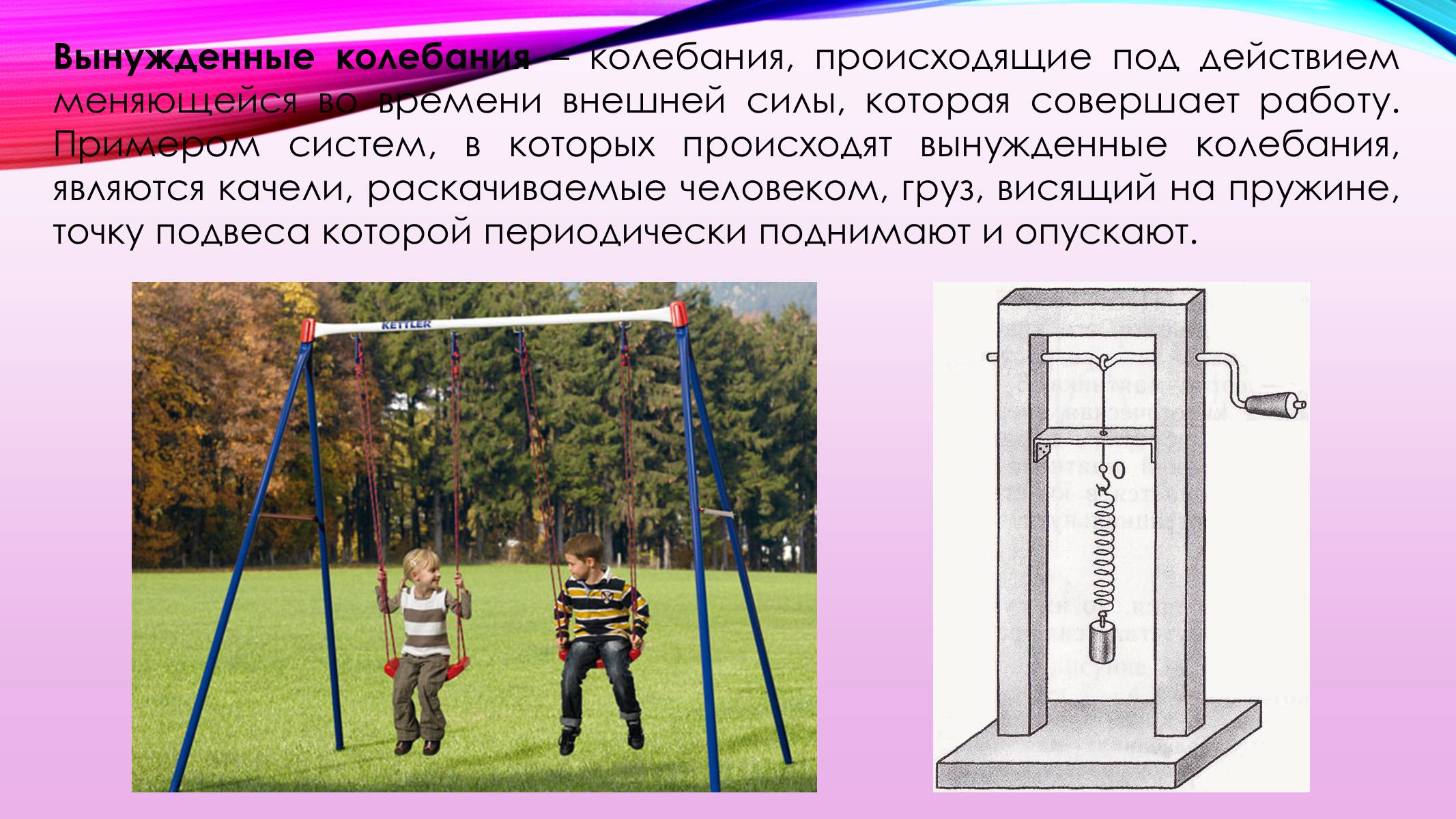 Презентація на тему «Вынужденные механические колебания. Резонанс» - Слайд #3