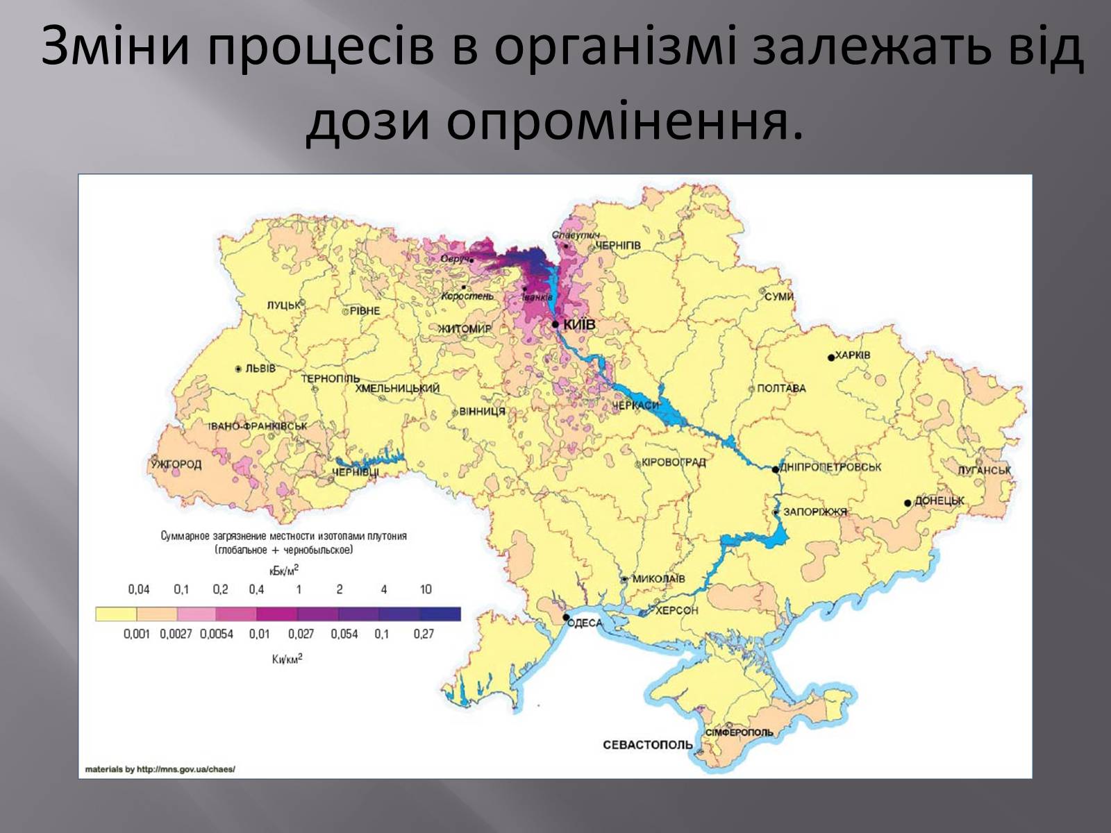 Презентація на тему «Дія на організм людини іонізуючого випромінювання» - Слайд #5