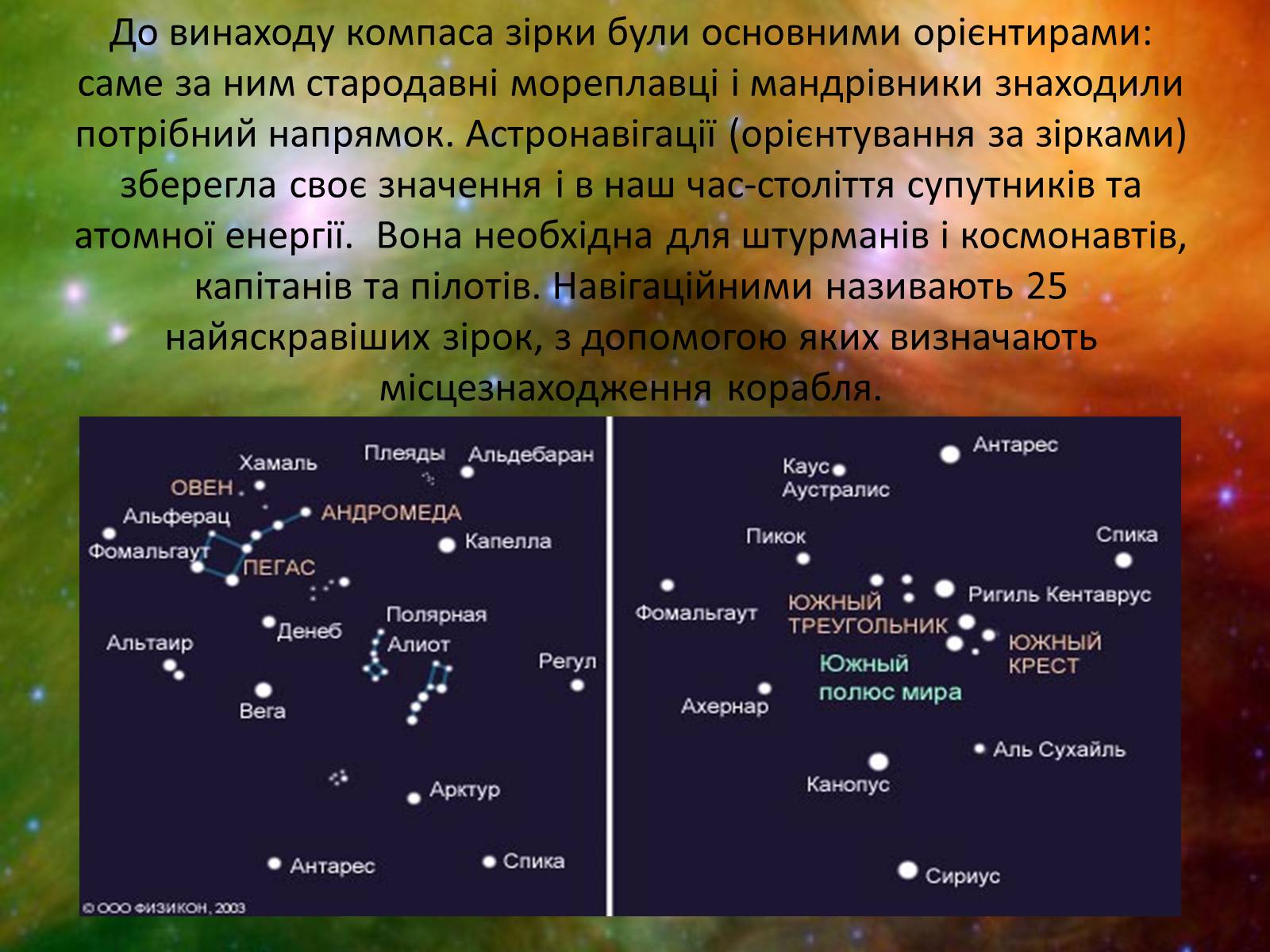 Презентація на тему «Зоряне небо. Сузір&#8217;я» - Слайд #14