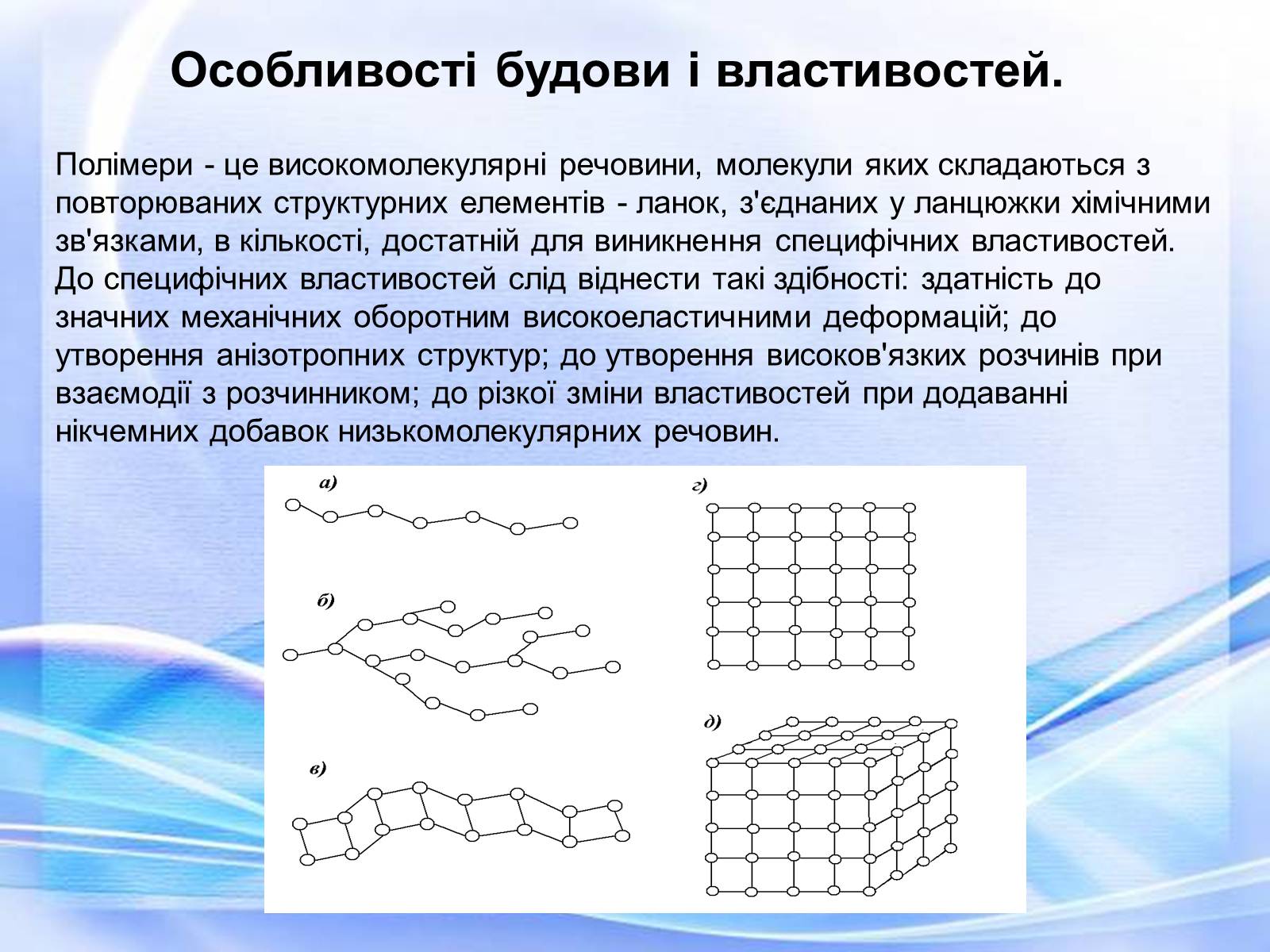 Презентація на тему «Полімери» (варіант 6) - Слайд #4