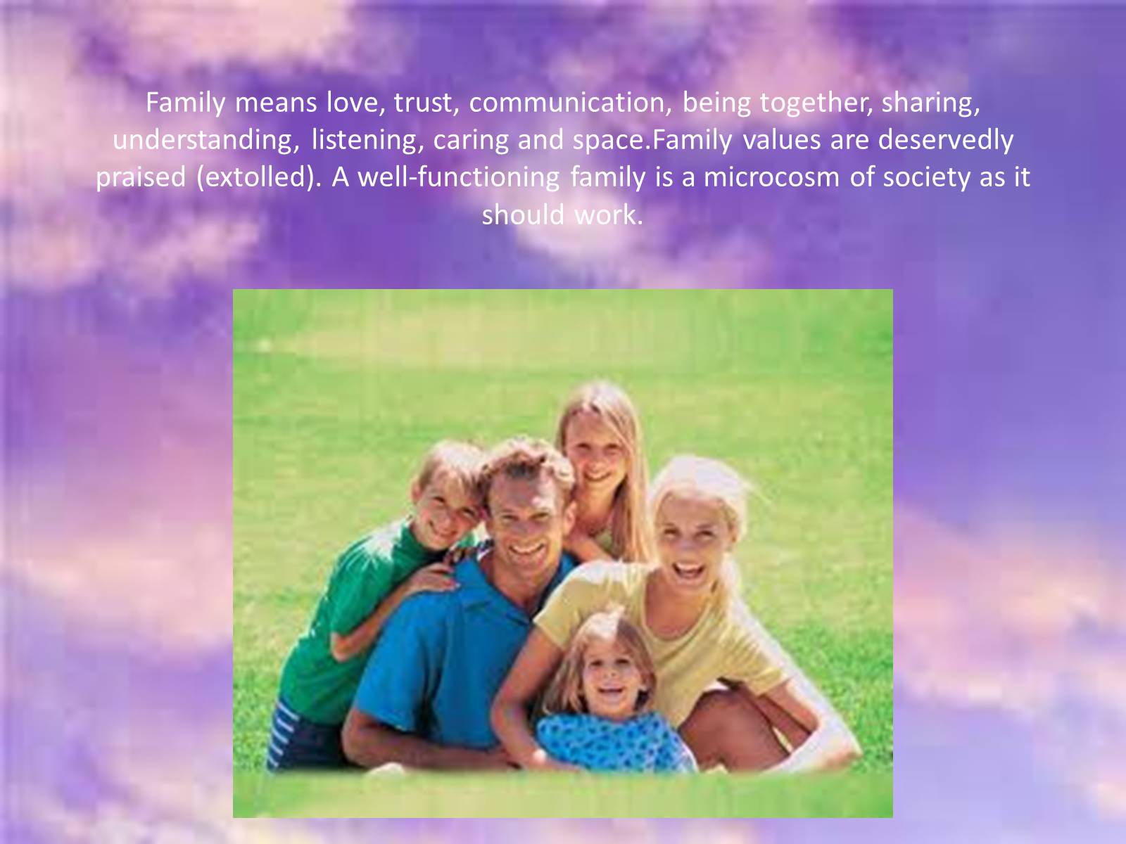 Презентація на тему «Family relationships» (варіант 1) - Слайд #3