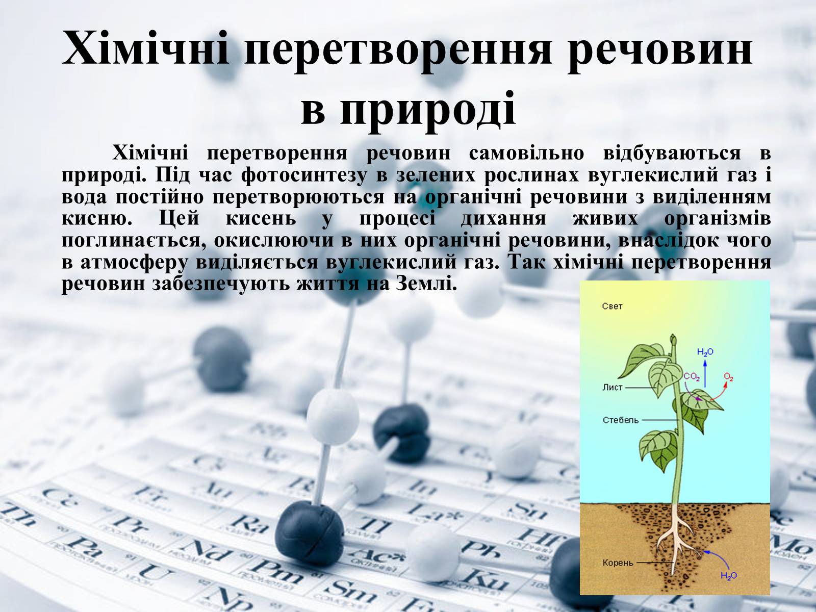 Презентація на тему «Місце хімії серед інших наук про природу» (варіант 1) - Слайд #6