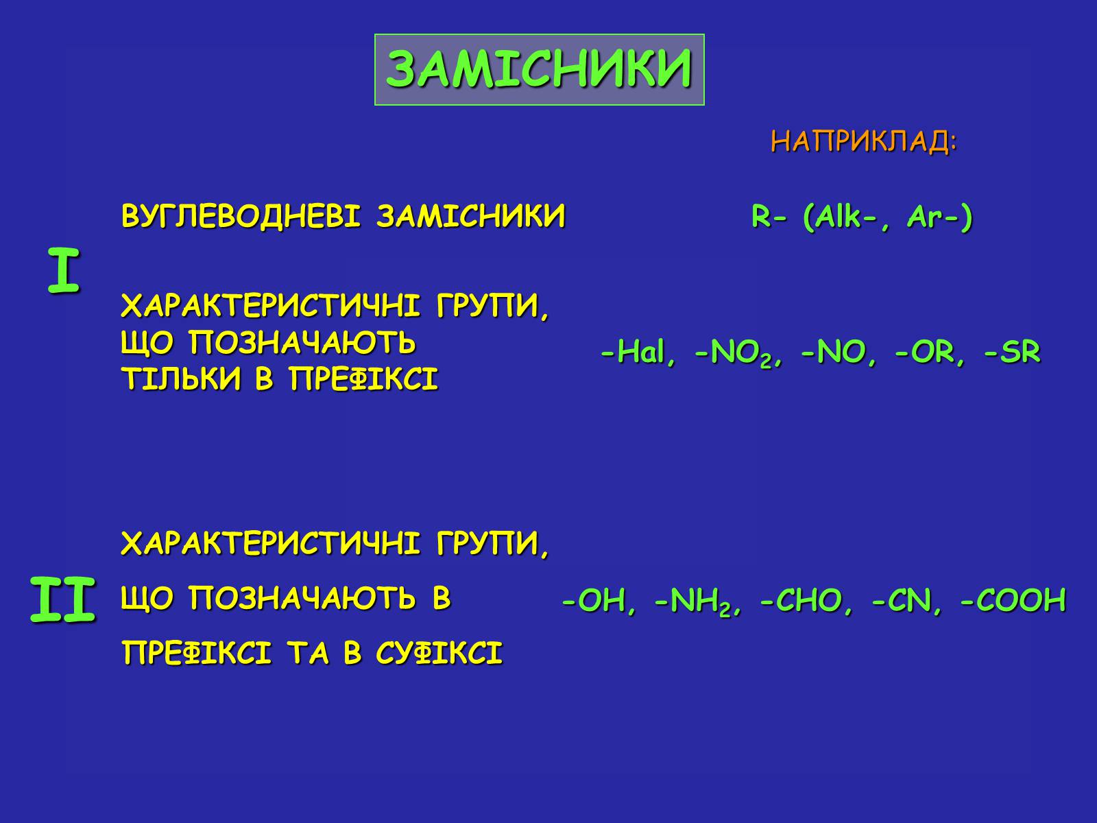 Презентація на тему «Сучасна термінологія і номенклатура органічних сполук» - Слайд #10