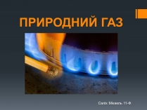 Презентація на тему «Природний газ» (варіант 7)