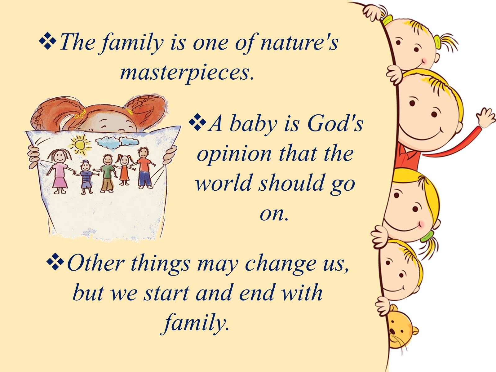 Презентація на тему «My happy family» - Слайд #3