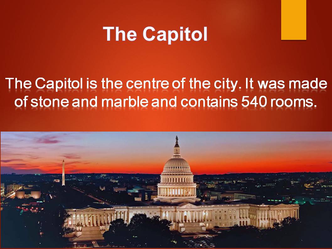 Презентація на тему «Washington» (варіант 2) - Слайд #3