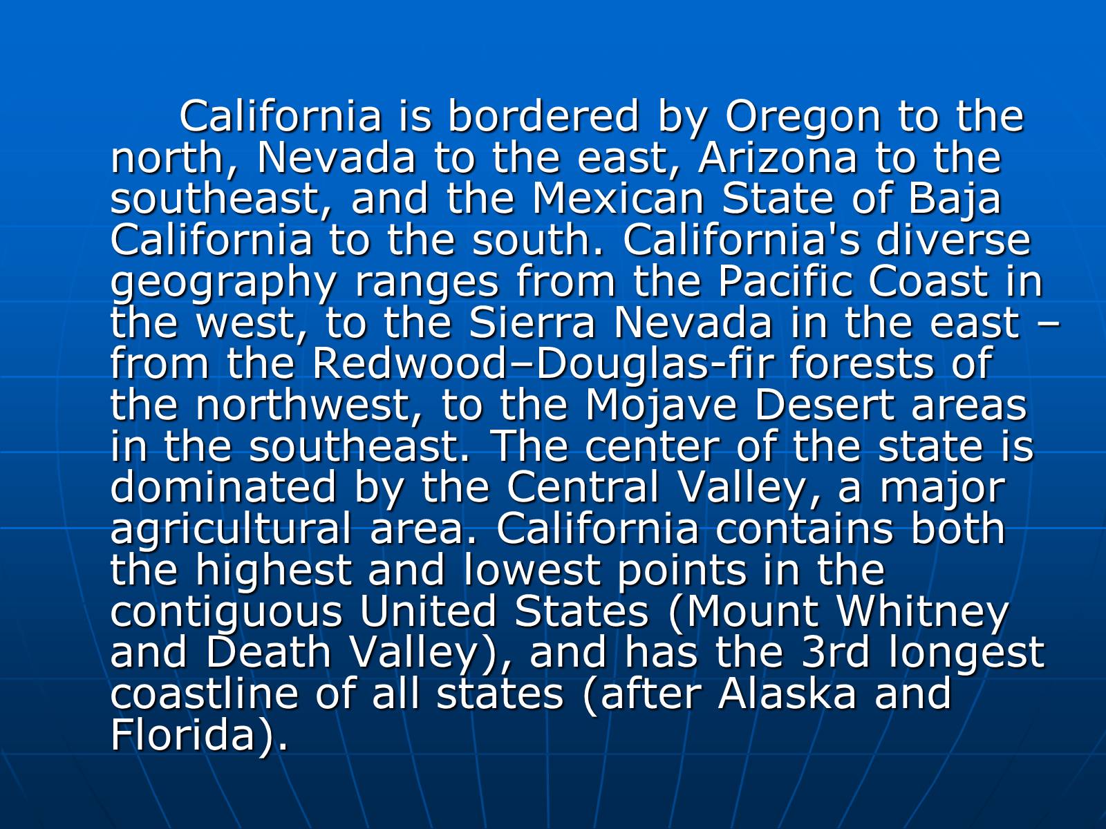Презентація на тему «California» (варіант 3) - Слайд #4