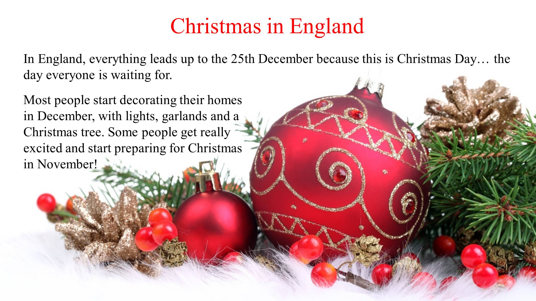 Презентація на тему «Christmas in Ukraine, England and USA» - Слайд #2