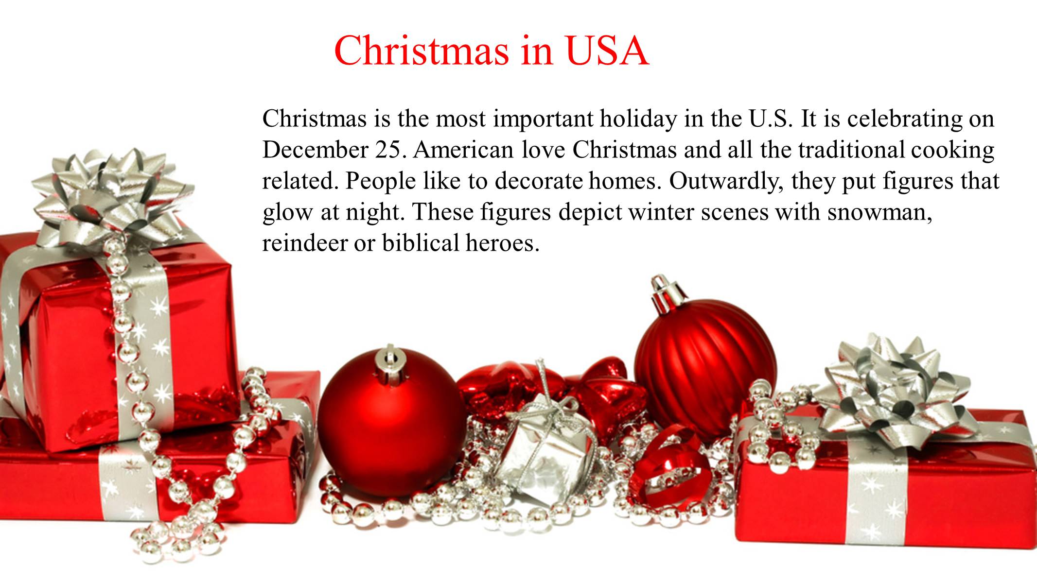 Презентація на тему «Christmas in Ukraine, England and USA» - Слайд #5