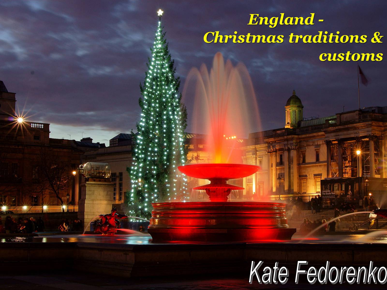 Презентація на тему «Christmas traditions & customs» - Слайд #1