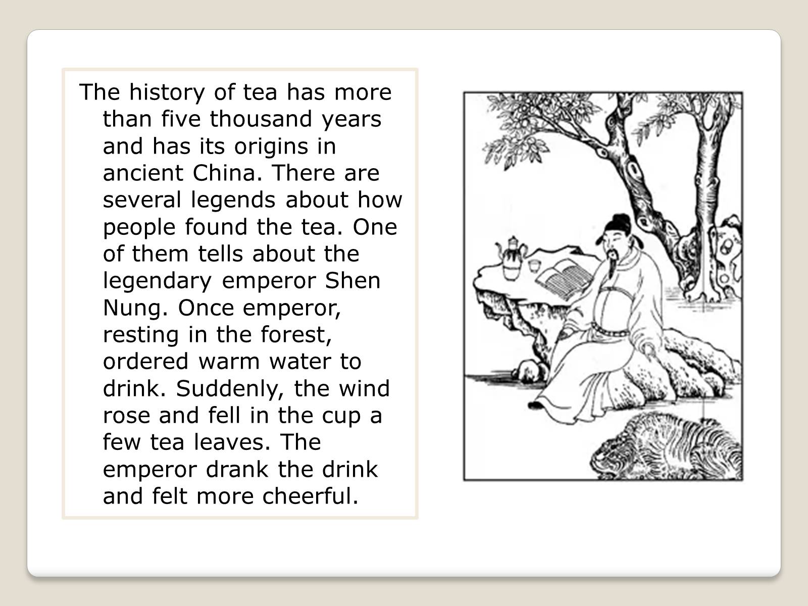 Презентація на тему «History of tea» - Слайд #2