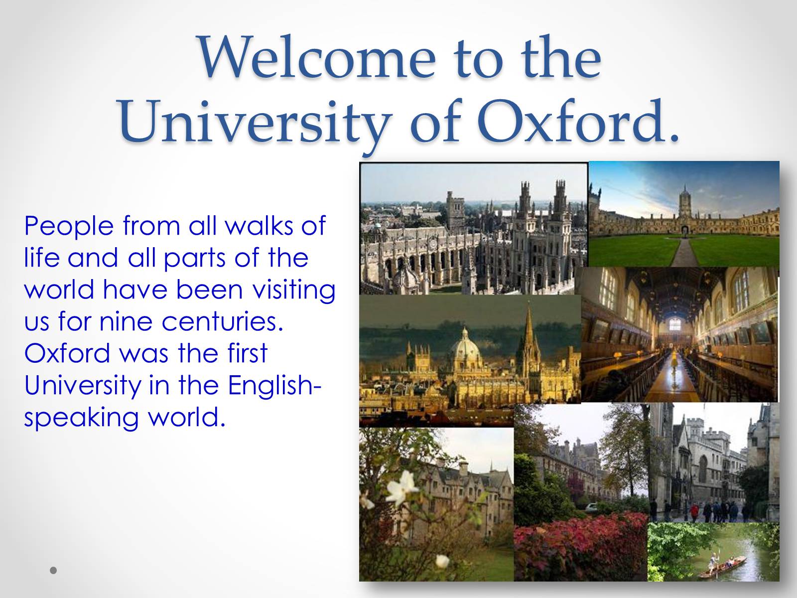 Презентація на тему «Oxford University» - Слайд #3